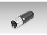 Female-connector-M12,-12-pin,-straight,-without-cable