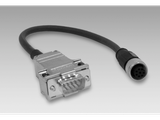 Connection-cable-connector-M12-connector-D-SUB,-0.2-m