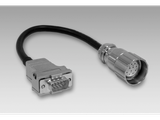 Connection-cable-connector-M23-connector-D-SUB,-0.2-m-(S2BG12-K4SG9)