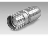 Female-connector-M23,-12-pin,-straight,-without-cable